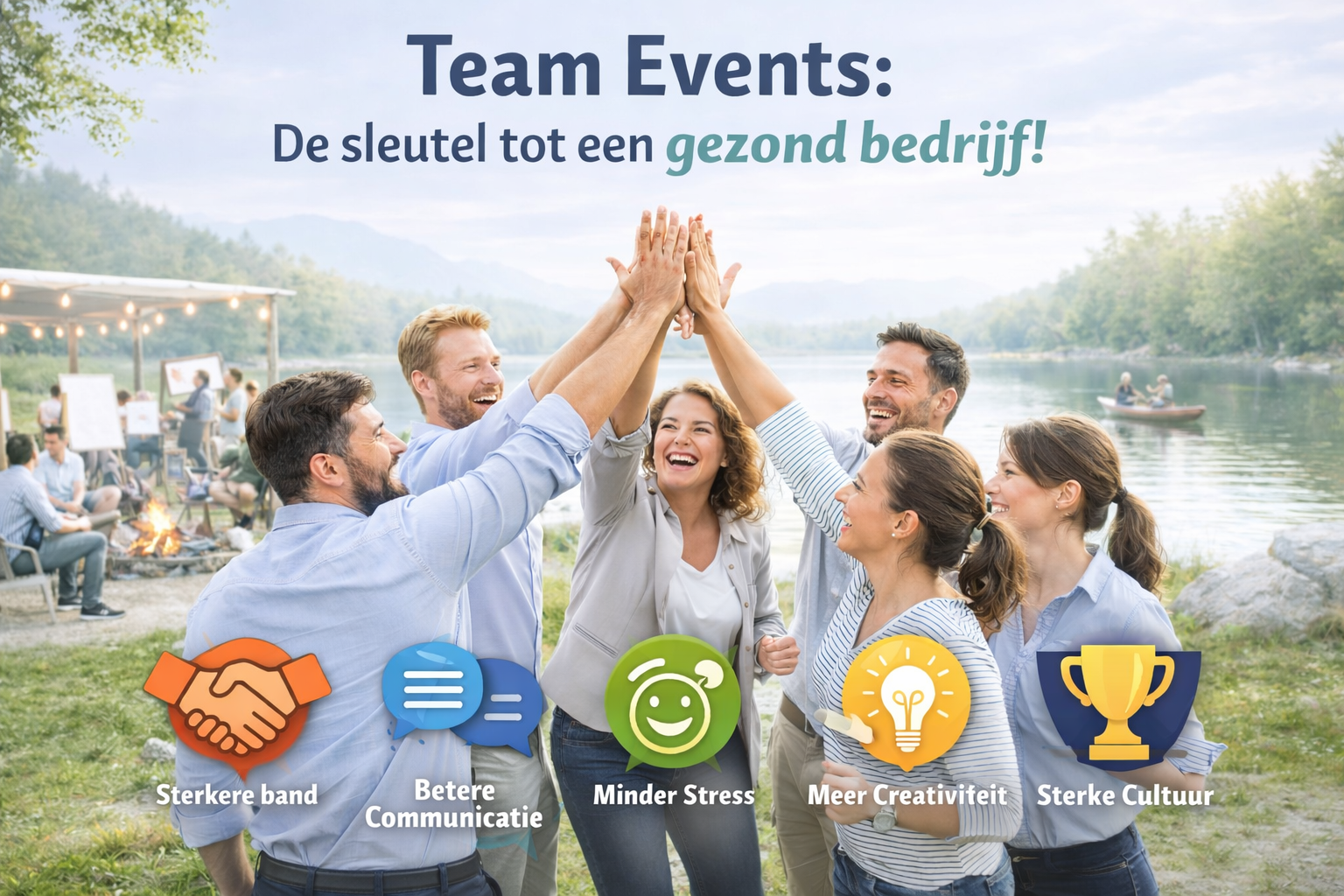 Waarom team events bijdragen aan een gezond bedrijf